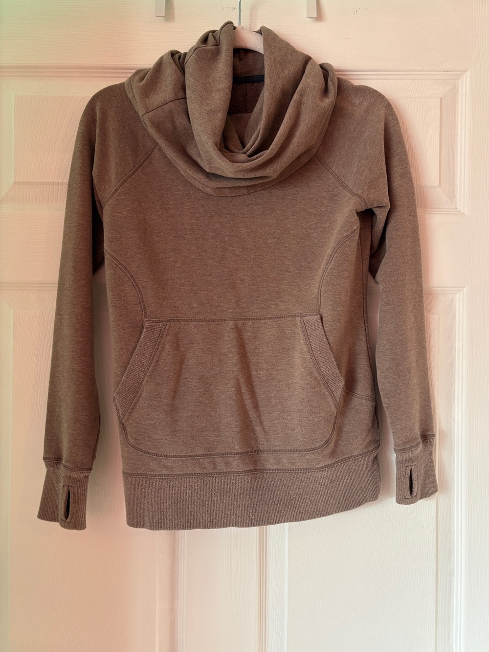 L.L. Bean Cowlneck Pullover Sweater - Taupe